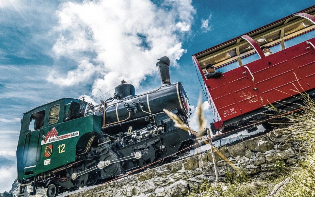 Brienzer Rothorn, Schweiz Eisenbahn Romantik Dampfzug Nostalgie