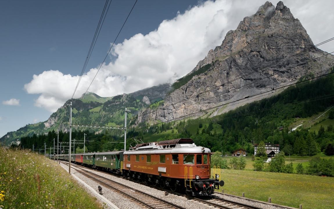 Lötschberg-Strecke Schweiz