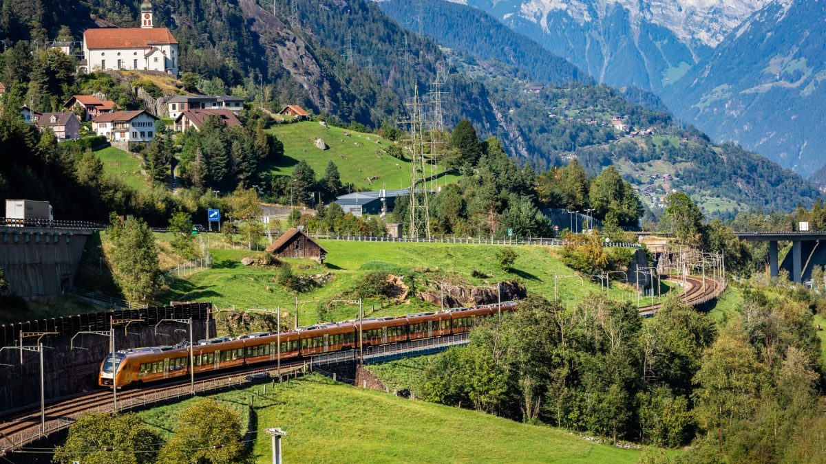 Treno Gottardo Schweiz