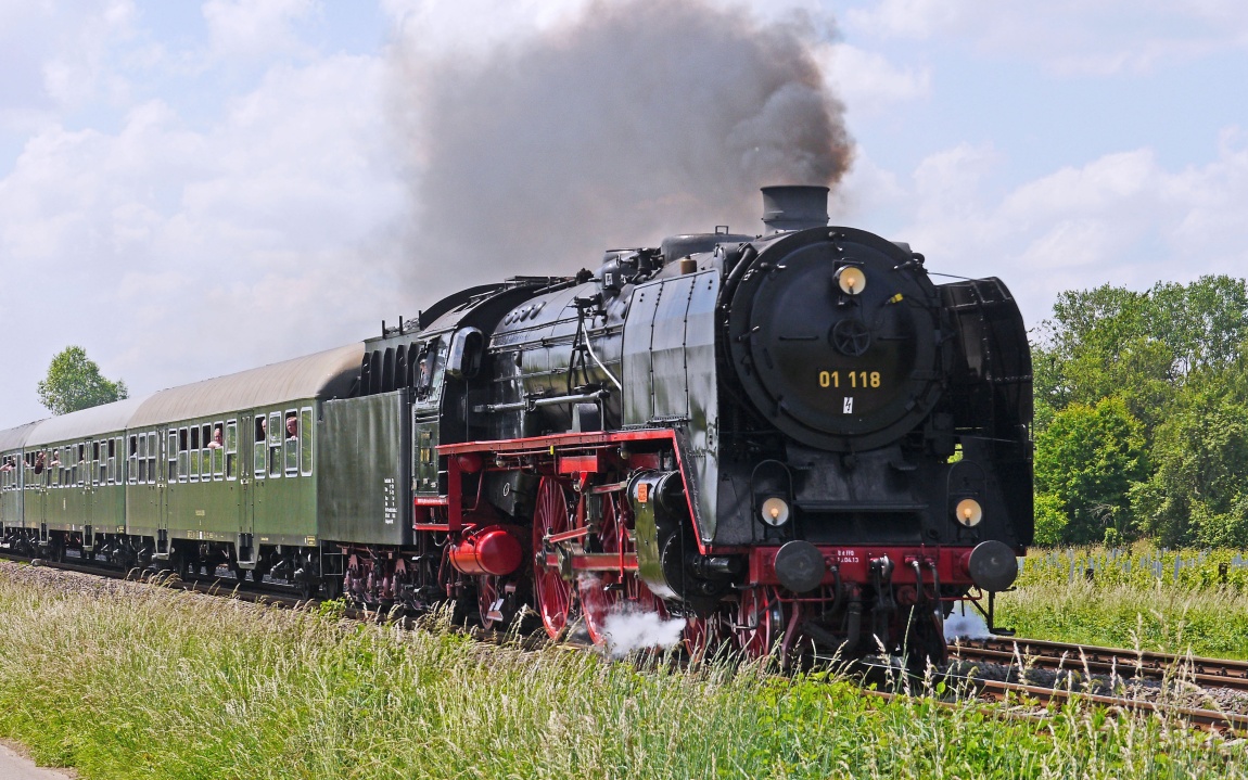 Dampflokomotive Nostalgie Retro Nostalgiezug Dampfzug