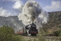 Eisenbahn Nostalgie Dampfzug Dampfzüge Nostalgie England Volldampf