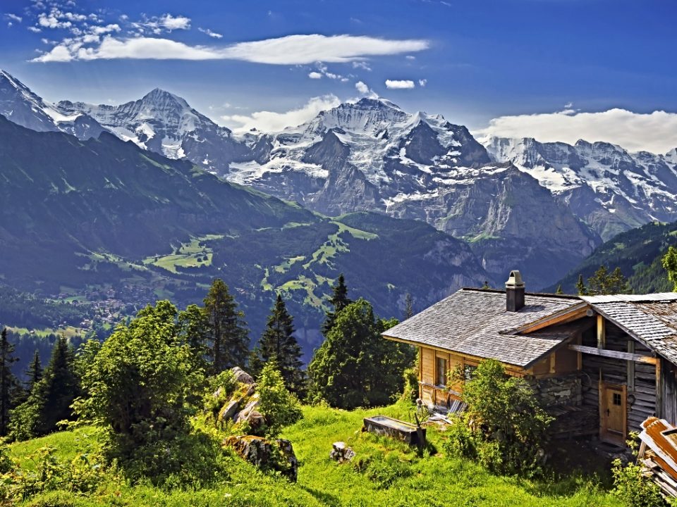 Schweiz Berge Berner Oberland Graubünden Zentralschweiz