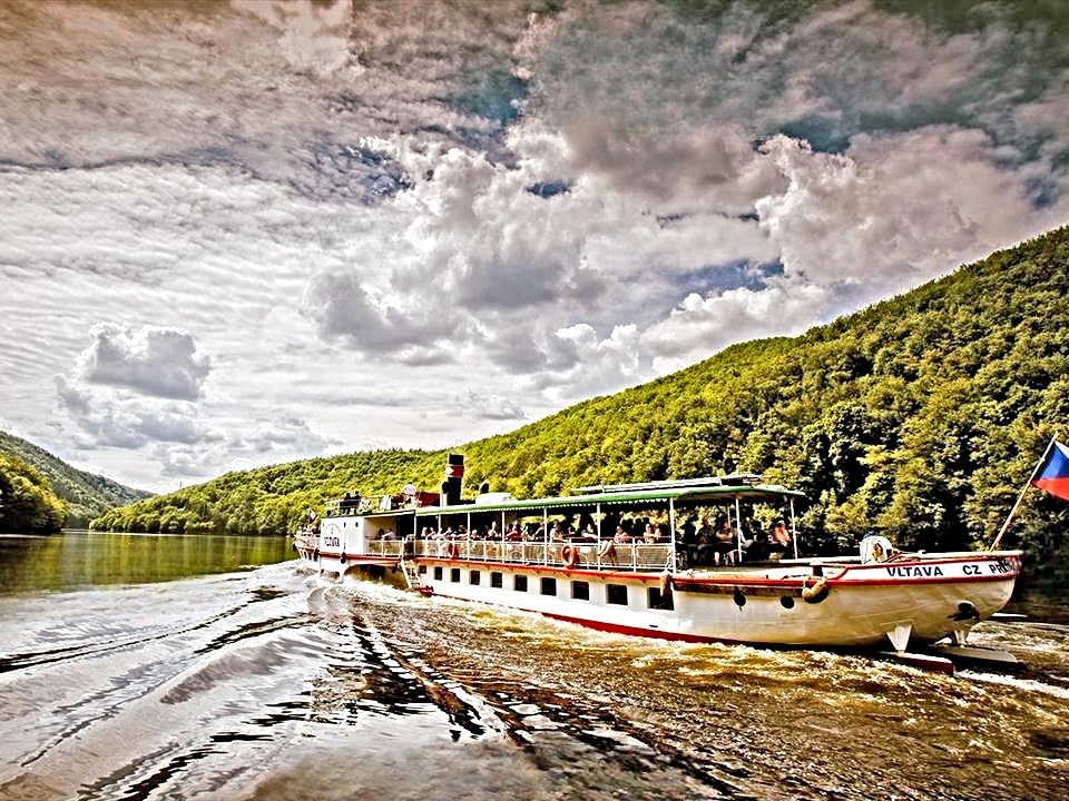 Dampfschiff Moldau Prag