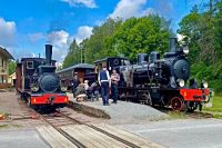 Dampfzug Lennakatten Uppsala Schweden